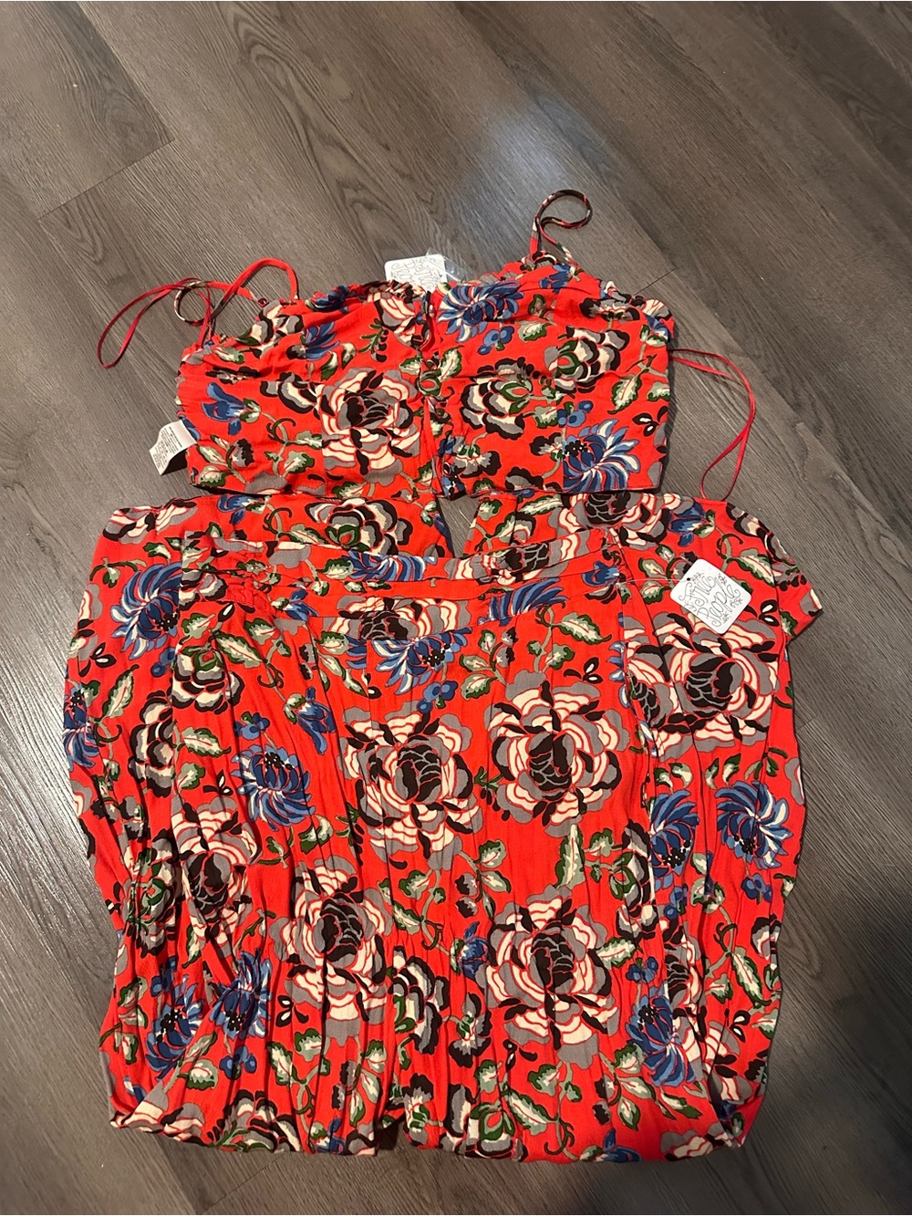 Free people crop top and pants set - Picture 4 of 6